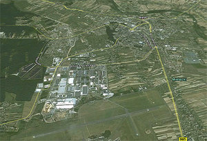 Ilustracja: Jeden chętny na mielecki GIS <br />
fot. Google Earth