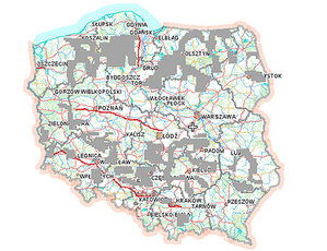 Ilustracja: Kolejna umowa na skaning kraju podpisana <br />
Planowane zamówienia uzupełniające (geoportal.gov.pl)