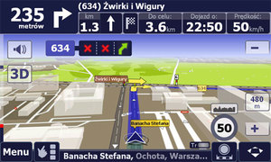 Ilustracja: Aktualne ograniczenia prędkości w AutoMapie
