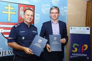 Ilustracja: Policja partnerem świętokrzyskiego SIP-u