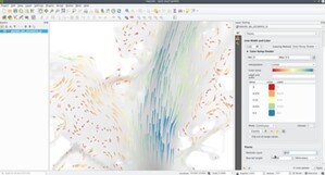Ilustracja: Mesh i czas, czyli co nowego w QGIS 3.14 <br />
Nowe opcje wizualizacji modeli mesh