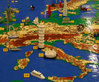 Ilustracja: Mapa Europy z lego